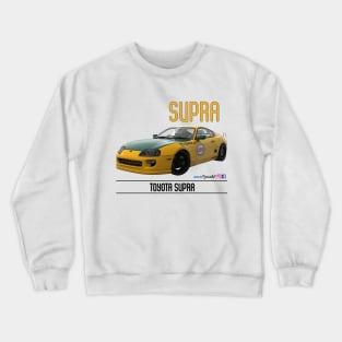 Supra Drift Classic Yellow Crewneck Sweatshirt